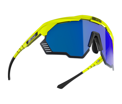 Očala SCICON AEROSHADE KUNKEN Rumena Fluo Multimirror Modra