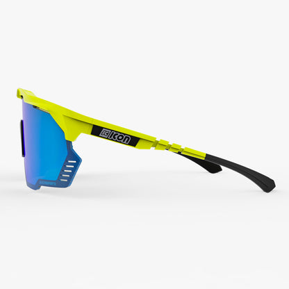 Očala SCICON AEROSHADE KUNKEN Rumena Fluo Multimirror Modra