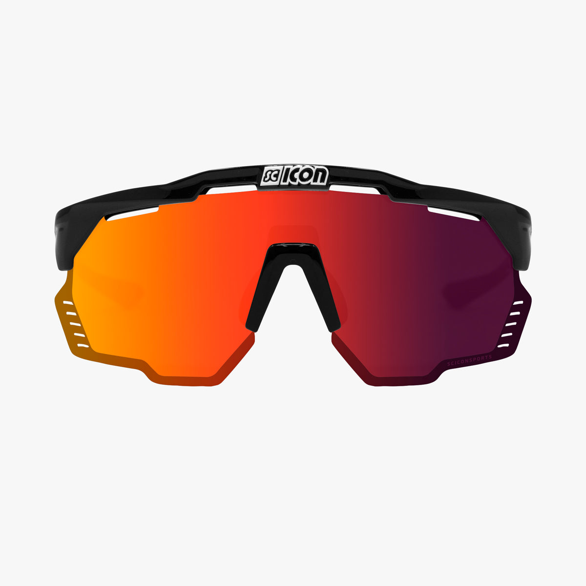 SCICON AEROSHADE KUNKEN Glasses Black Multimirror Red