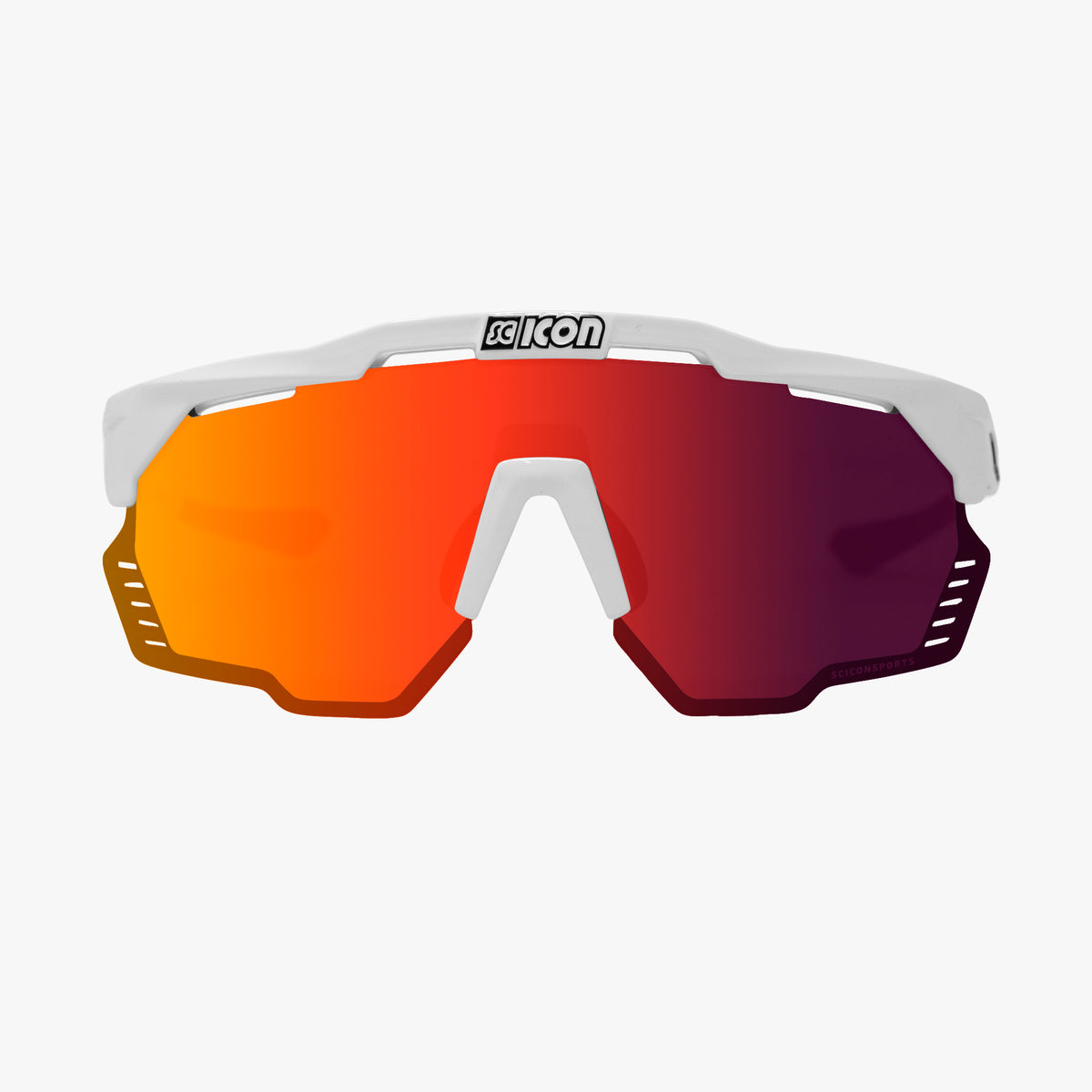 SCICON AEROSHADE KUNKEN Glasses White Multimirror Red