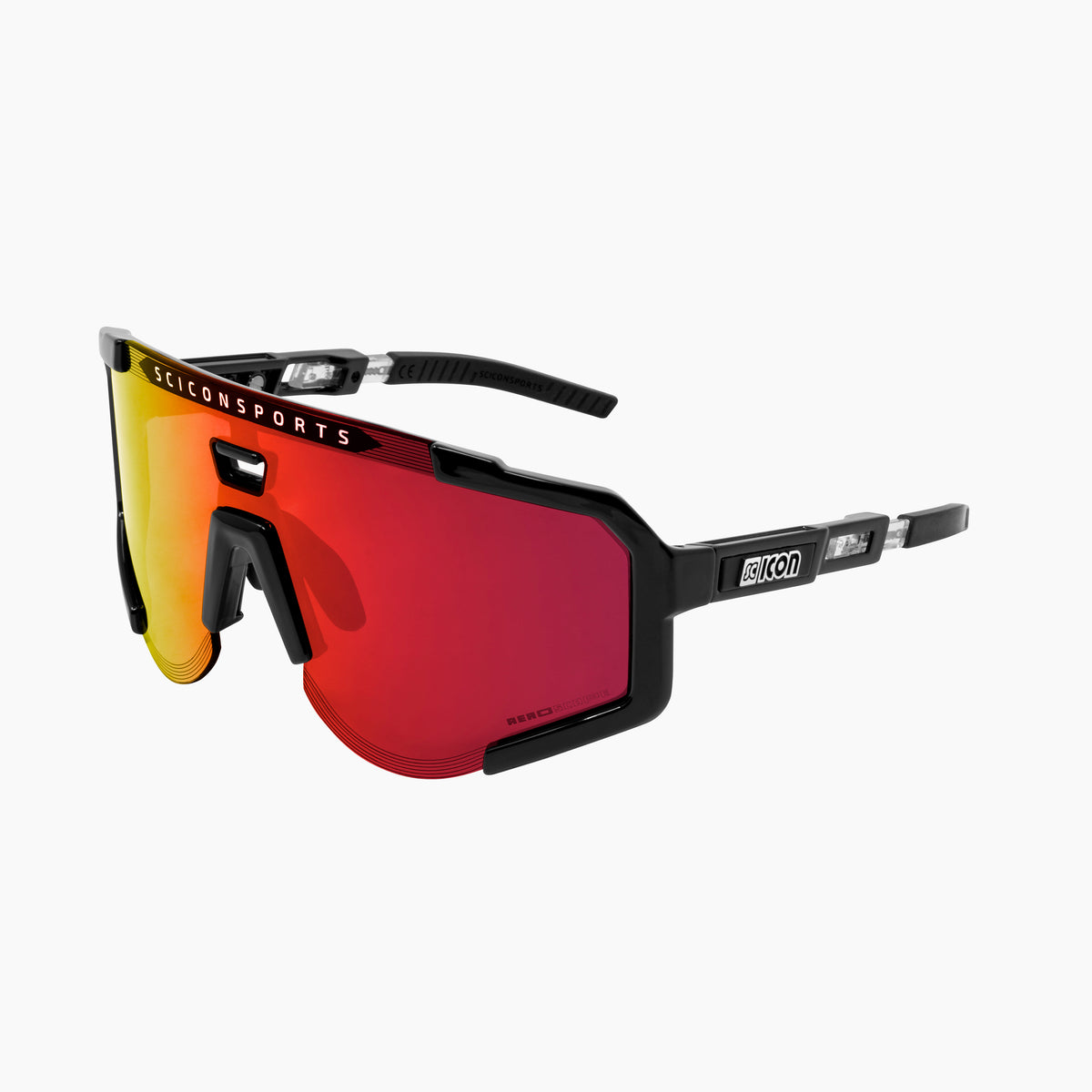 Okulary SCICON AEROSCOPE Czarne Multimirror Niebieskie