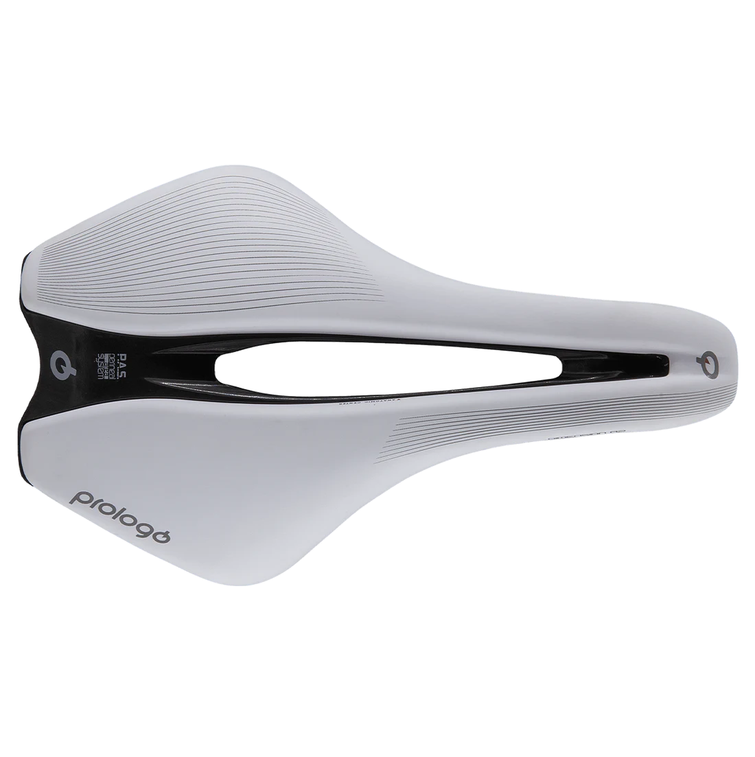 Sedlo PROLOGO DIMENSION R2 143mm kolejnice Nack bílé