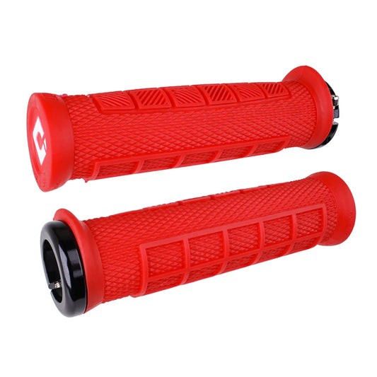 Grips ODI ELITE PRO V2.1 Lock-on 130 mm Κόκκινο