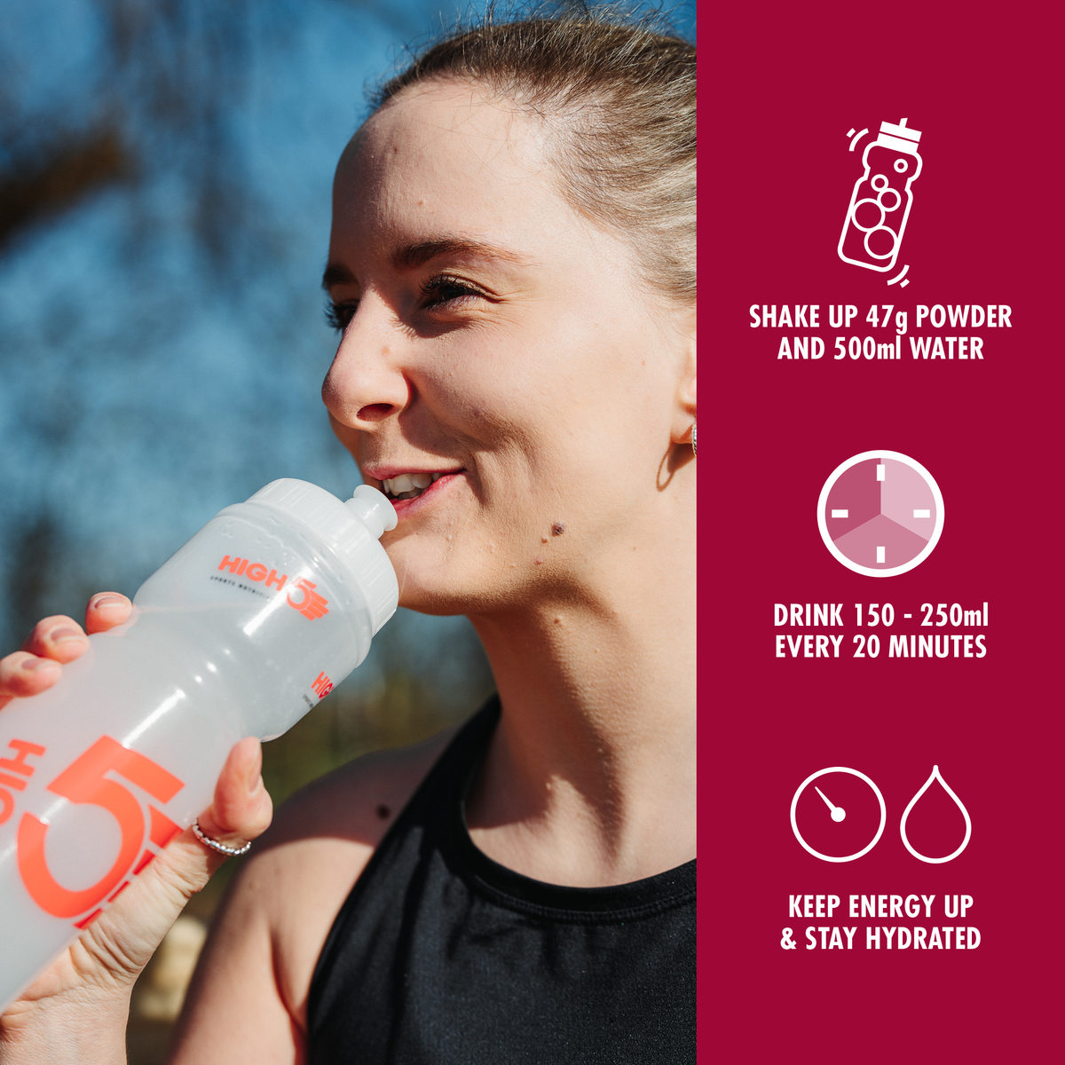 HIGH5 ENERGY DRINK Energy Drink (2.2kg) Mixed Berries