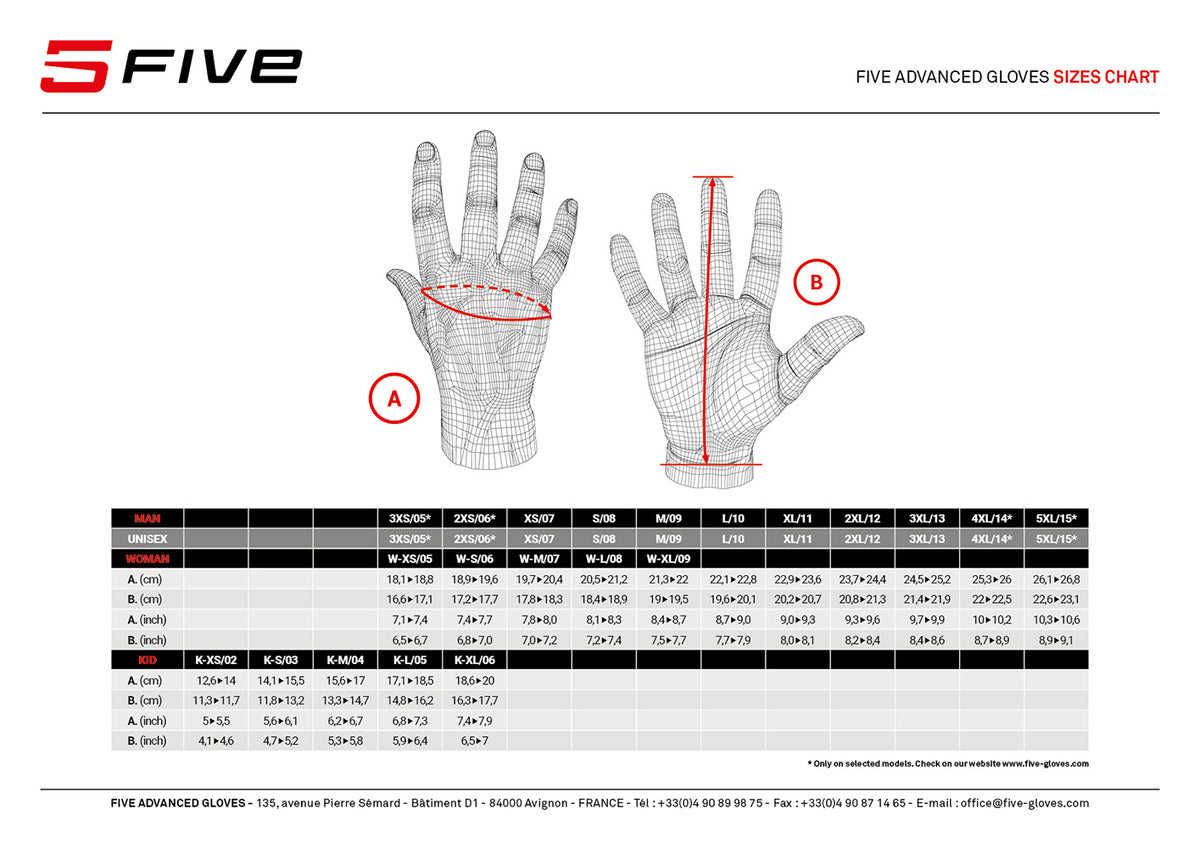 Handskar FIVE XR-RIDE Blå