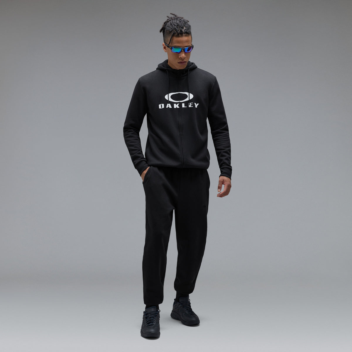 Φούτερ με Κουκούλα OAKLEY BARK FZ 2.0 Μαύρο/Λευκό