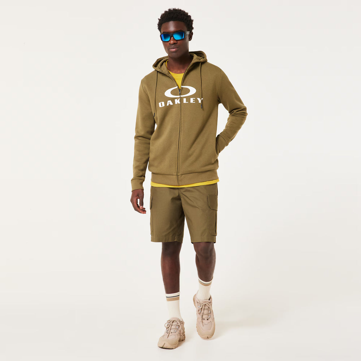 Hoodie OAKLEY BARK FZ 2.0 Army Green