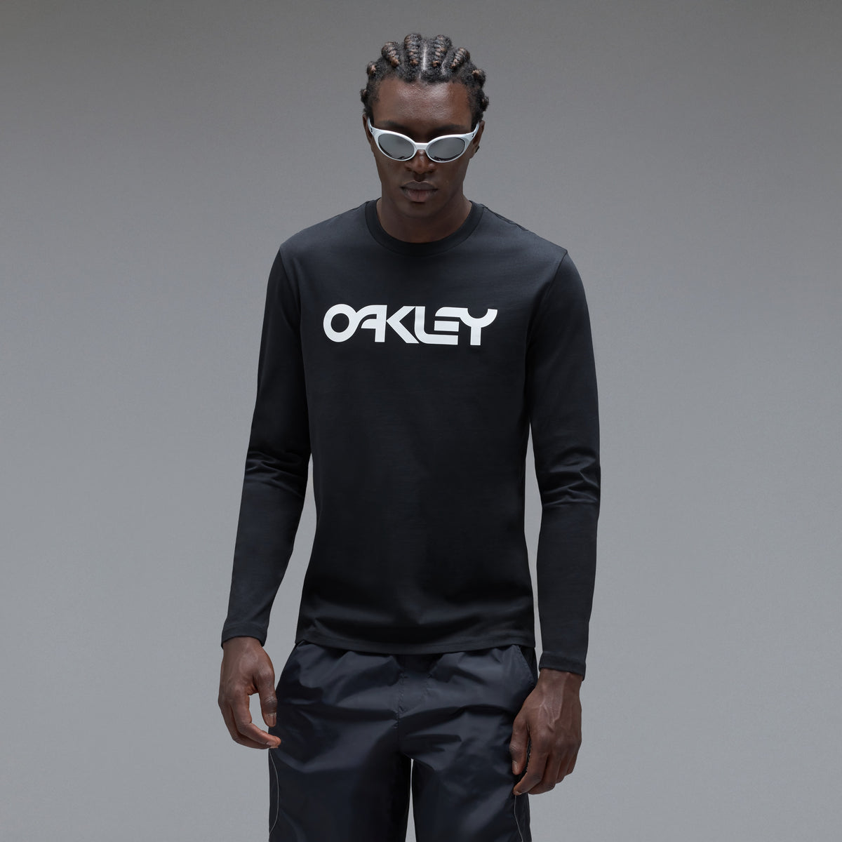 Tričko OAKLEY MARK II 2.0 s dlouhým rukávem černé/bílé