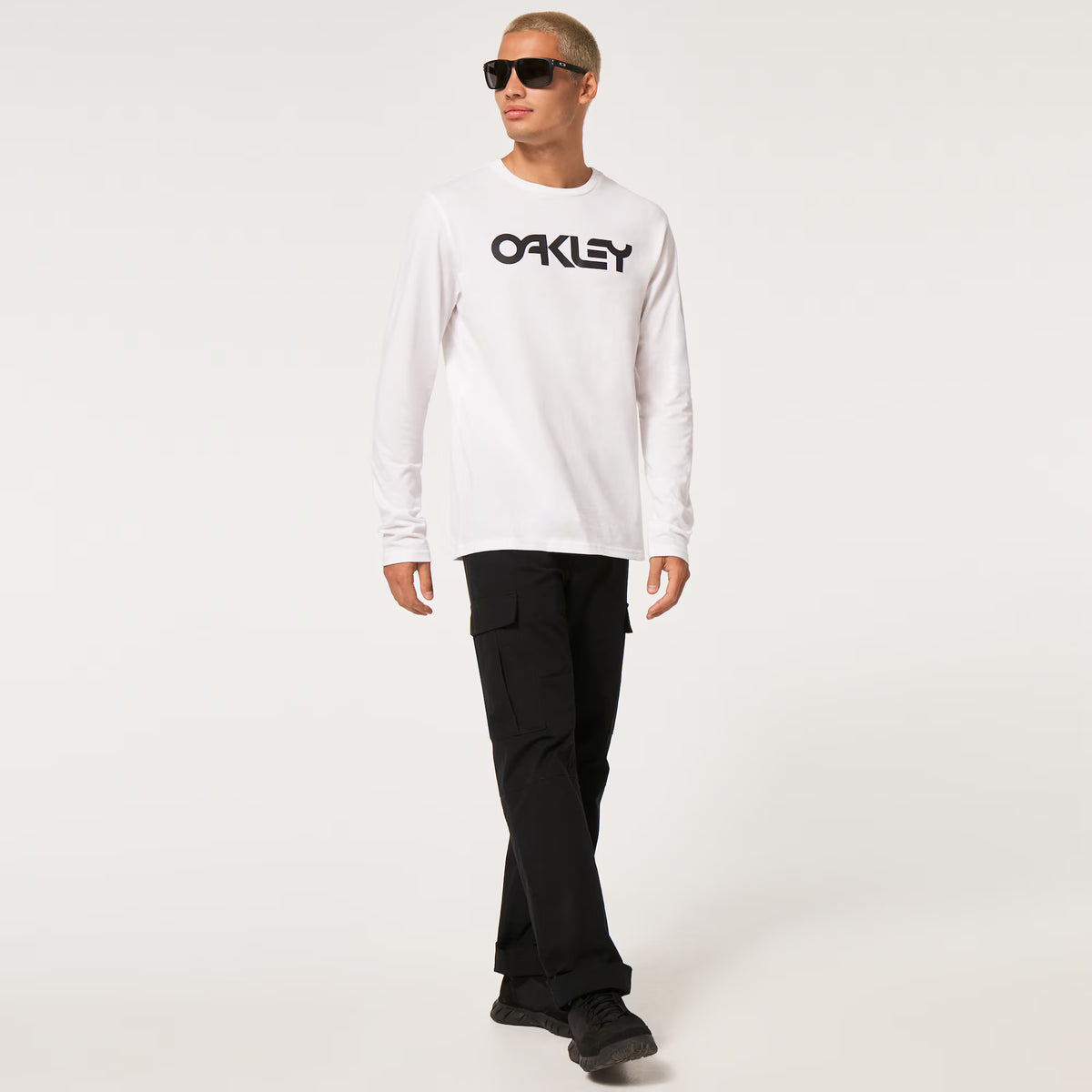 T-Shirt OAKLEY MARK II 2.0 Långärmad Vit/Svart