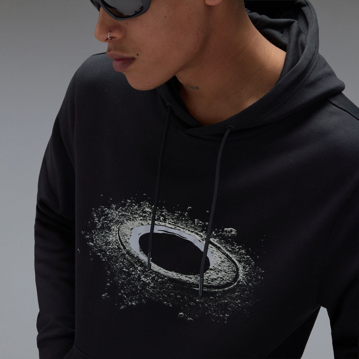 OAKLEY LUNAR ELLIPSE HOODIE-hættetrøje sort