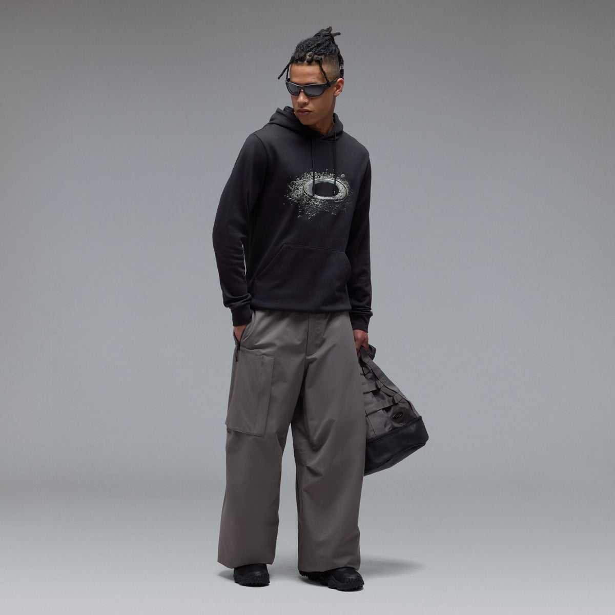 OAKLEY LUNAR ELLIPSE HOODIE-hættetrøje sort