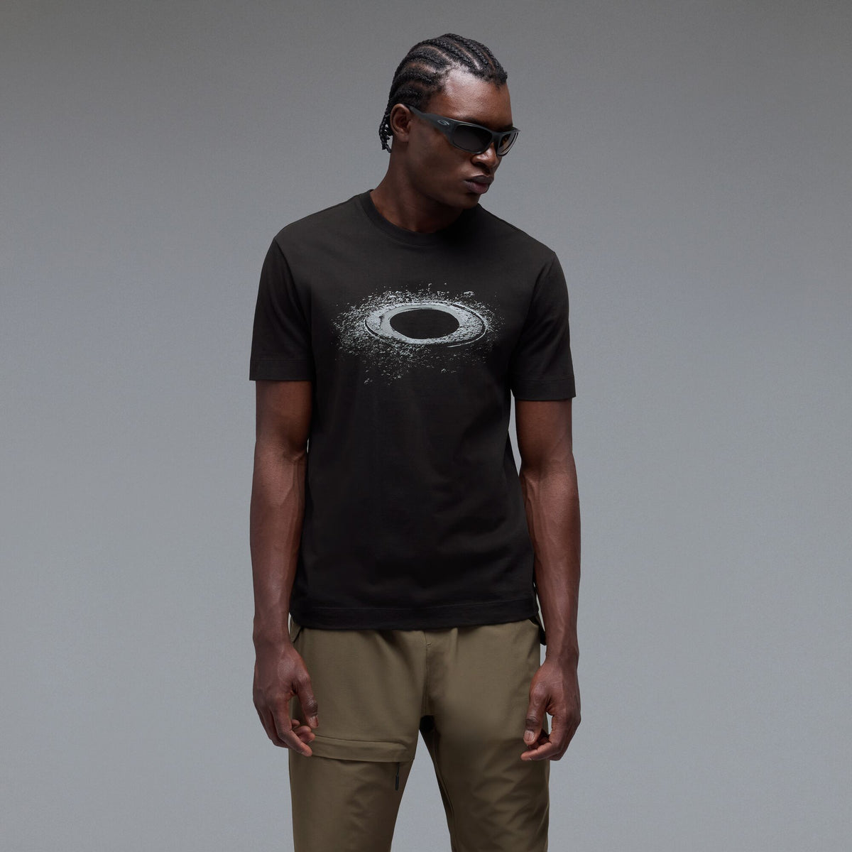 OAKLEY LUNAR ELLIPSE TEE T-shirt Sort