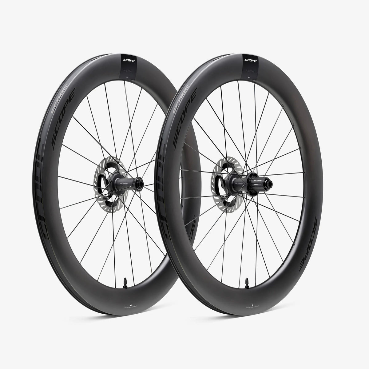 SCOPE Race All Road R6.A Tubeless Ready-hjulsæt (Centerlock) hvid