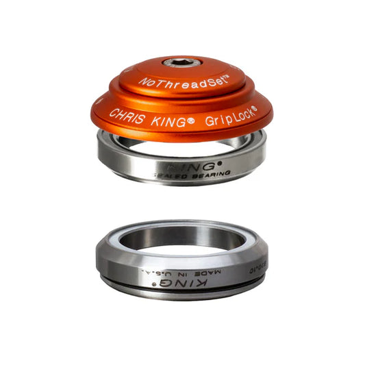 CHRIS KING DROPSET 4 1"1/8 IS42 45° Integrated Headset Orange