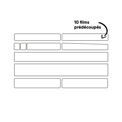 Adhesive Frame Protection CLEARPROTECT PACK XL Gloss