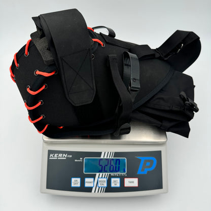 RESTRAP SADDLE BAG 14 L Oranž + DRY BAG 14 L Must sadulakoht