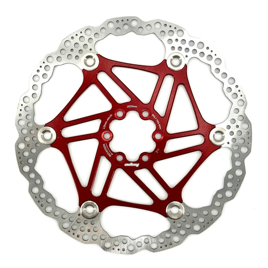 HOPE X2/E4/V4 6-Bolt Floating Disc Red