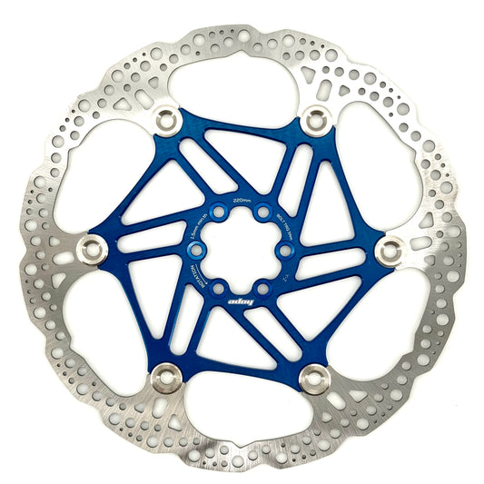 HOPE X2/E4/V4 6-Bolt Floating Disc Blue
