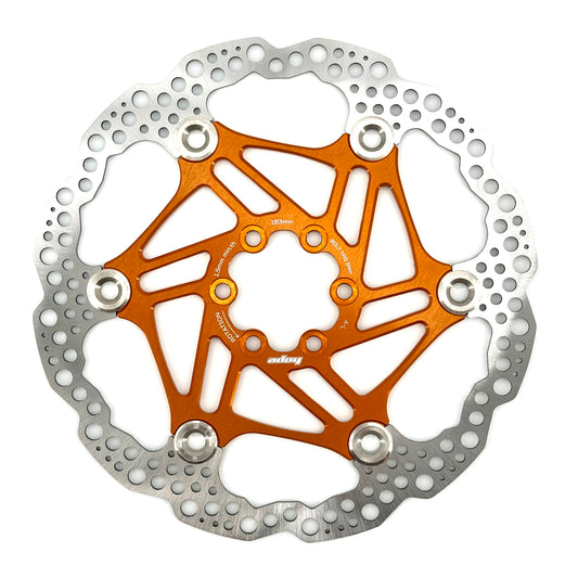 HOPE X2/E4/V4 6-Bolt Floating Disc Orange