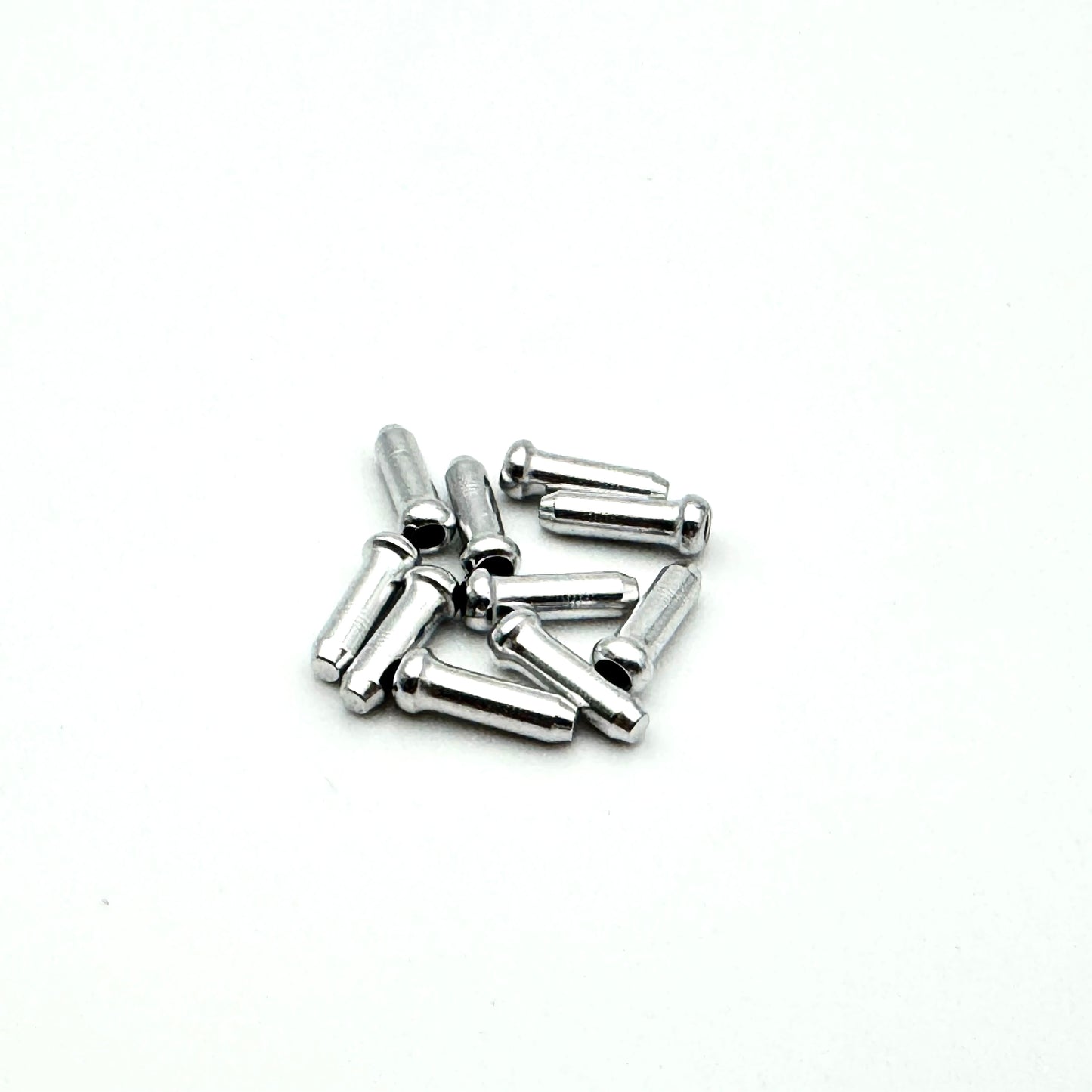 CLARKS Derailleur and Brake Cable End Caps (x10) Silver
