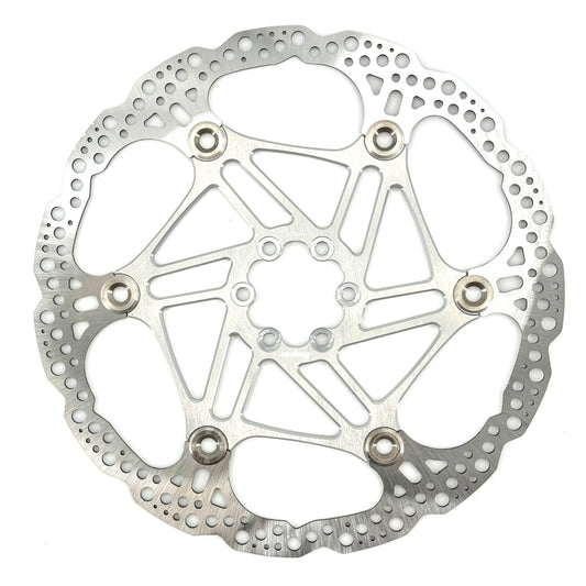HOPE X2/E4/V4 6-Bolt Floating Disc Silver