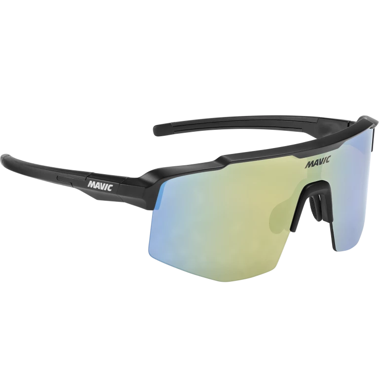 MAVIC MVS SHIELD Glasses Black Gold/Blue Lens