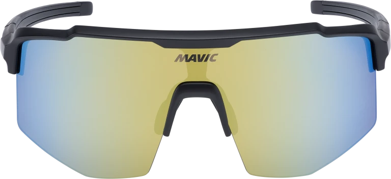 MAVIC MVS SHIELD Glasses Black Gold/Blue Lens