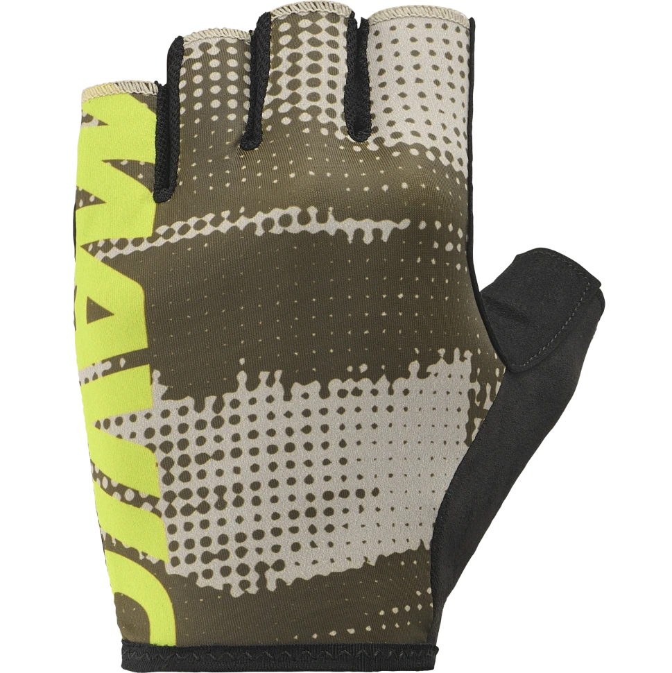 MAVIC ESSENTIAL PADDED GRAPHIC Short Gloves Desert Palm