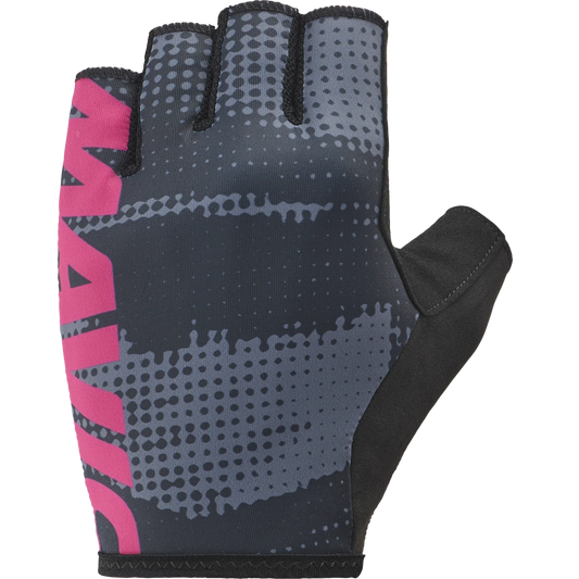 MAVIC ESSENTIAL PADDED GRAPHIC -lyhyet käsineet Harmaa/Vaaleanpunainen