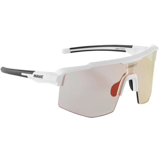 MAVIC MVS SHIELD briller hvid rødt fotokromisk glas