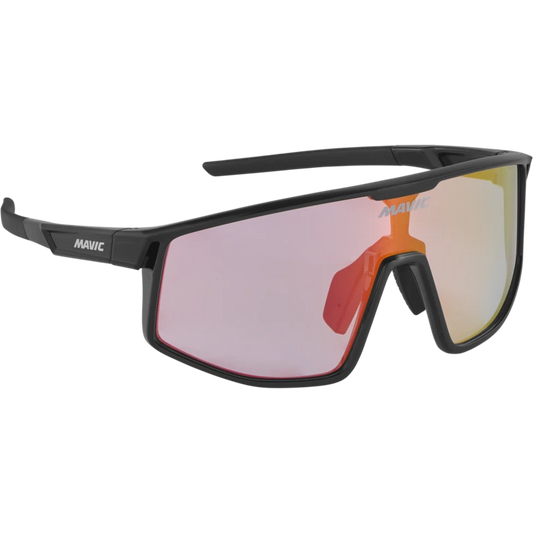 Mavic MVS Speedblast fietsbril zwart met rode meekleurende lens