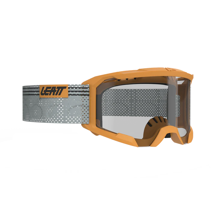 Maska LEATT VELOCITY 4.0 MTB X-FLOW Żółta Przezroczysta Soczewka