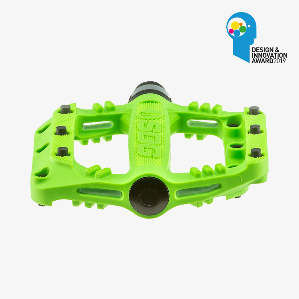 SDG SLATER Junior Flat Pedals Green