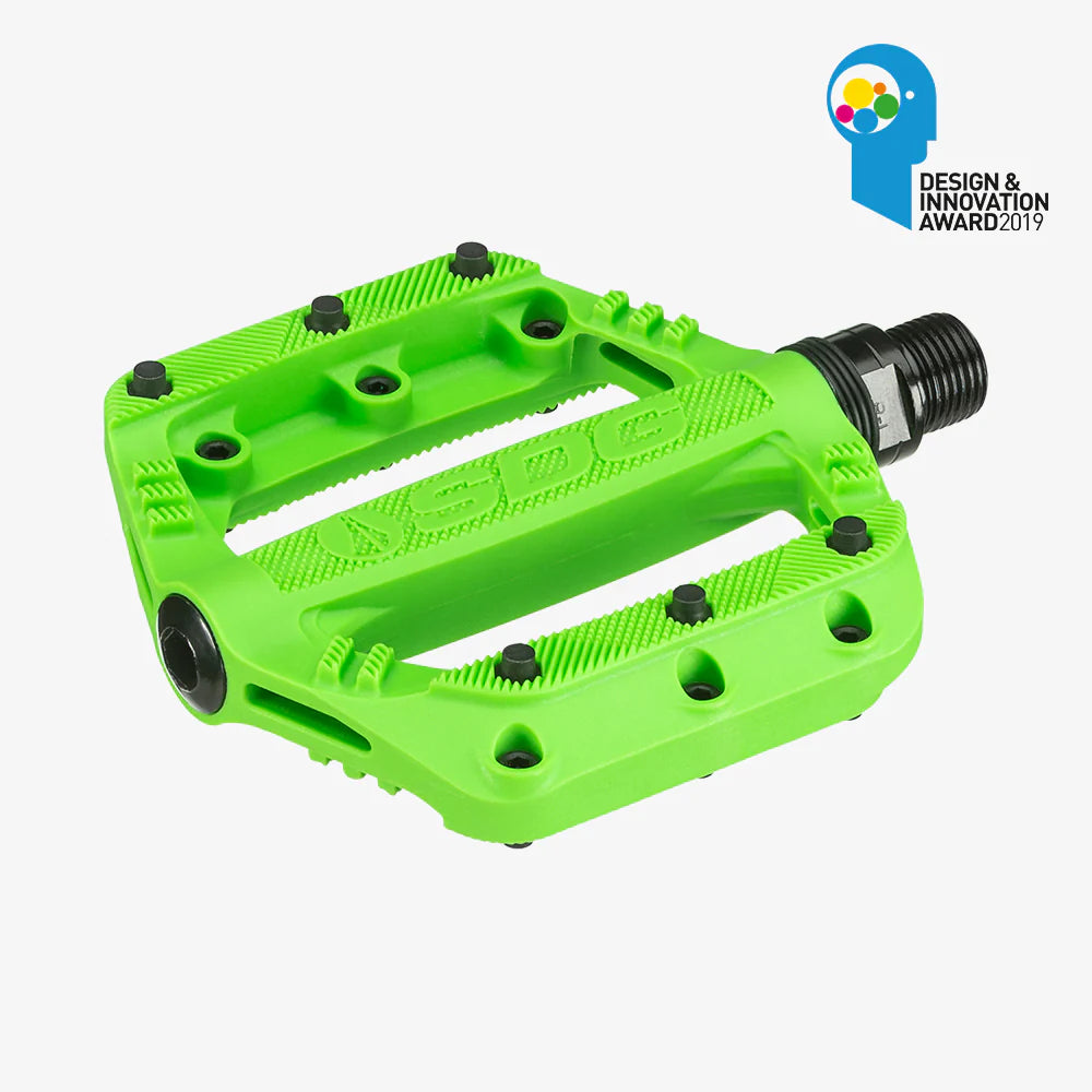 SDG SLATER Junior Flat Pedals Green