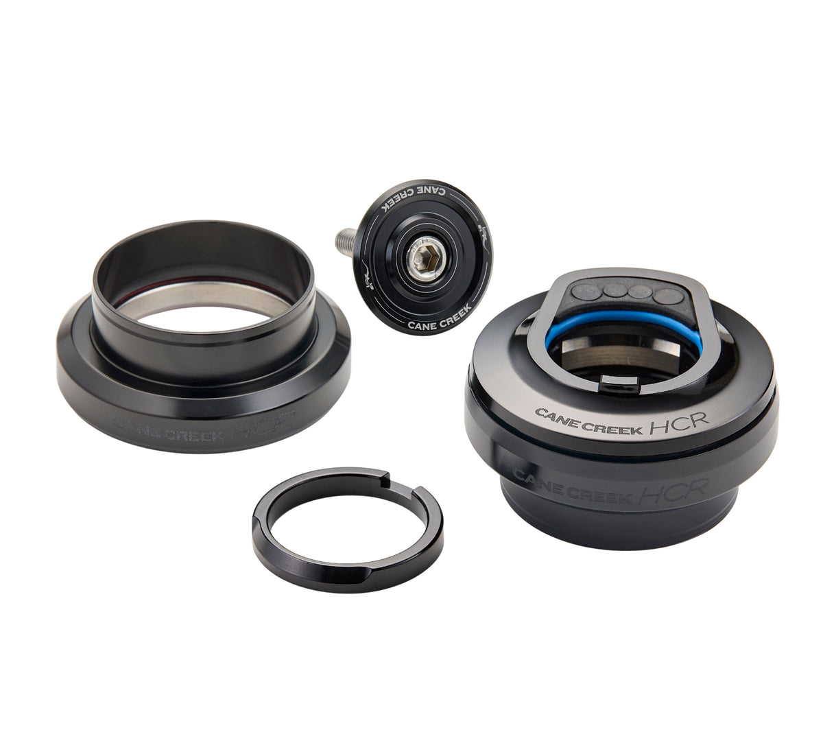 CANE CREEK Hellbender HCR External Tapered Headset 1"1/8–1.5" EC44/EC44 Black