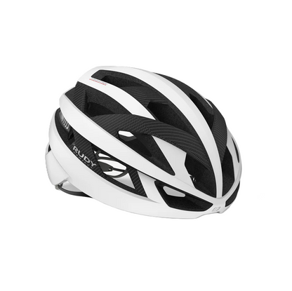 Landevejshjelm RUDY PROJECT REBEL CARBON Hvid Mat