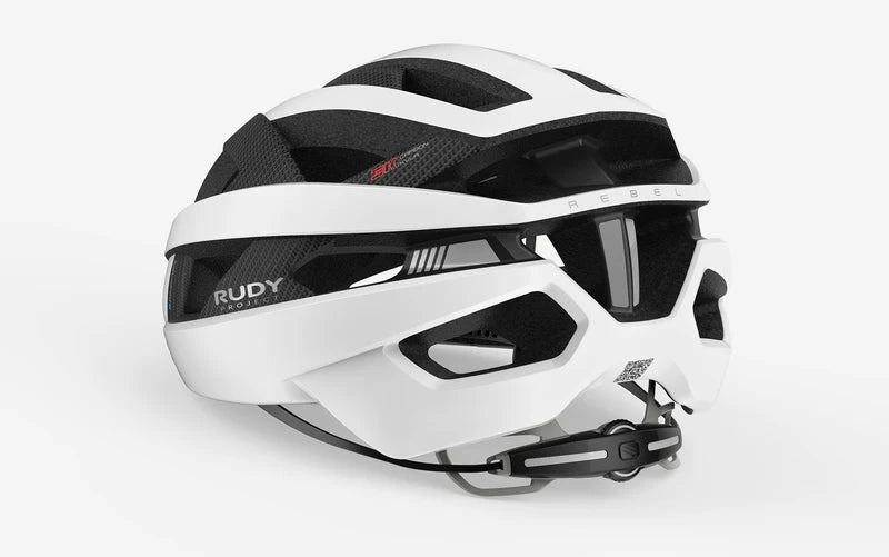 Weghelm RUDY PROJECT REBEL CARBON Wit Mat