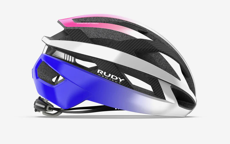 Weghelm RUDY PROJECT REBEL CARBON Wit/Violet/Roze