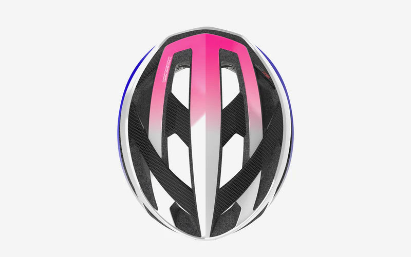 Weghelm RUDY PROJECT REBEL CARBON Wit/Violet/Roze
