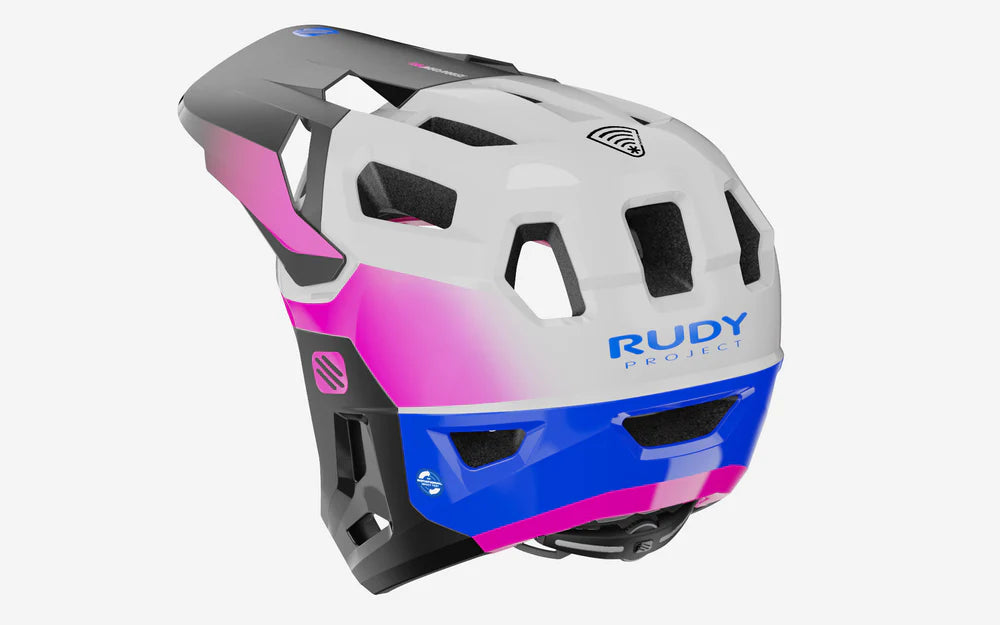 MTB-helm RUDY PROJECT TERRAFORM PRO Wit/Roze