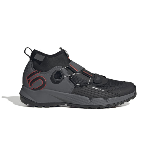 MTB-schoenen ADIDAS FIVE TEN TRAILCROSS PRO CLIP-IN Grijs/Zwart/Rood