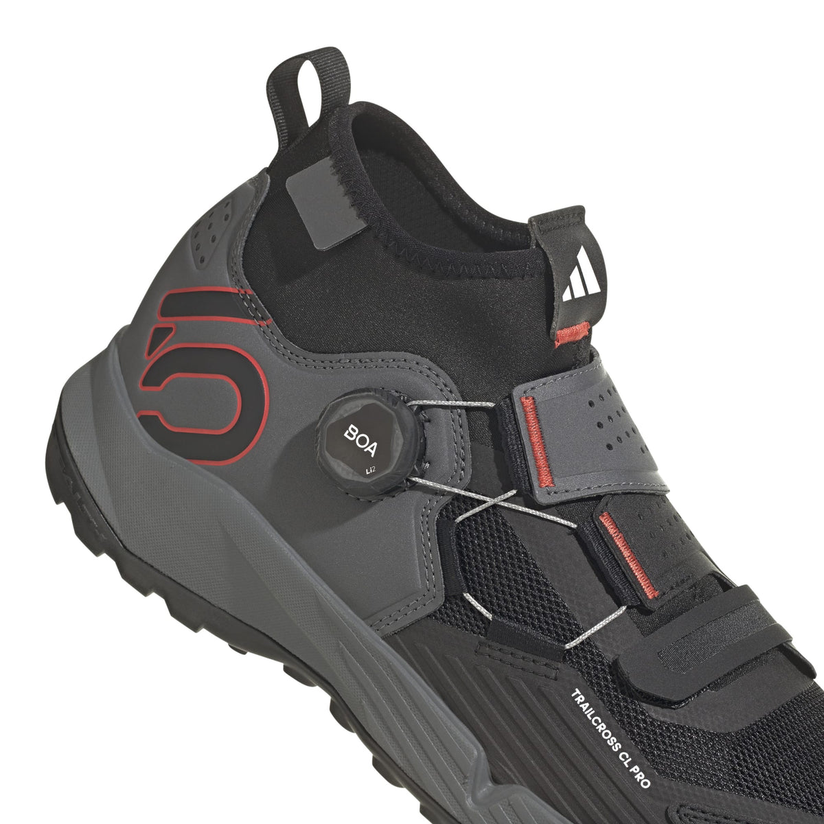 MTB-sko ADIDAS FIVE TEN TRAILCROSS PRO CLIP-IN Grå/Sort/Rød