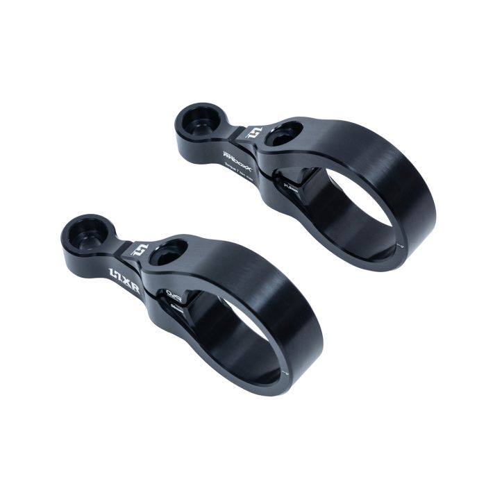 HXR COMPONENTS DH styrstam, 31,8 mm, 50 mm, svart