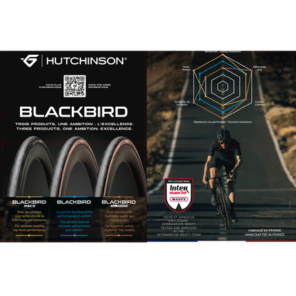 Ελαστικό HUTCHINSON BLACKBIRD RACE Tubeless Ready μαύρο