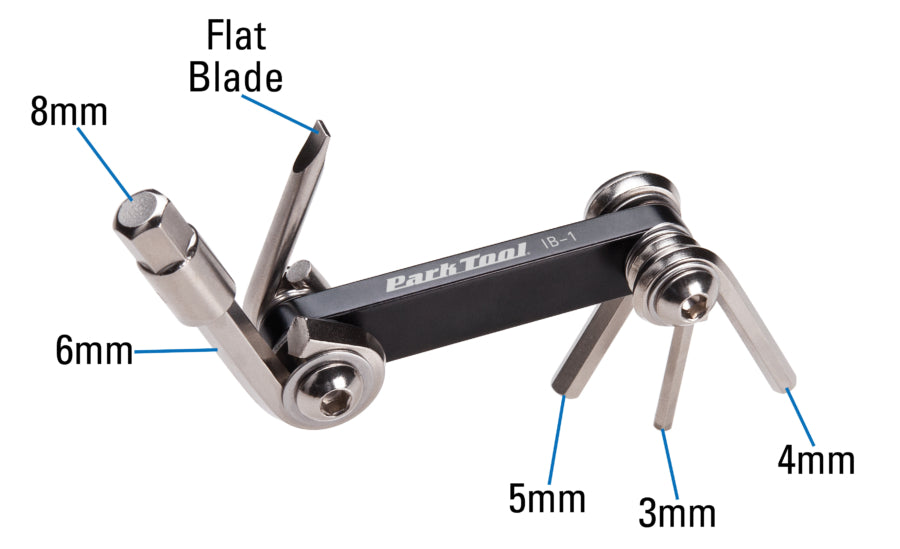 Park Tool IB-1 – rozměry a obsah