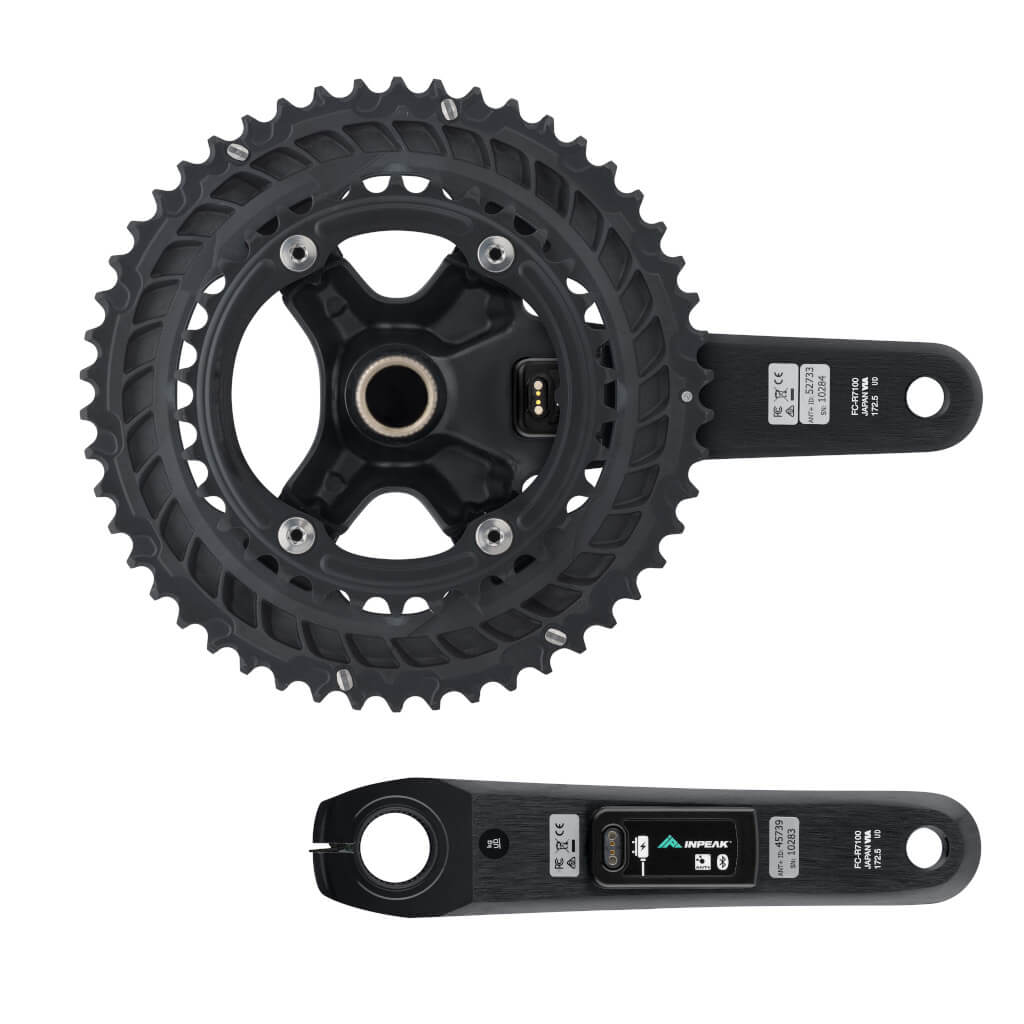 INPEAK POWERCRANK-E TWIN2 LR Shimano 105 R7100 Power Meter Chainset