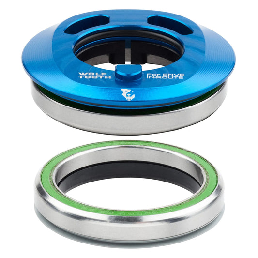 WOLF TOOTH PREMIUM AERO IS52 ENVE In-Route Integrated Headset Blue