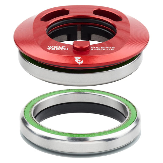 WOLF TOOTH PREMIUM AERO IS52 ENVE In-Route Integrated Headset Red