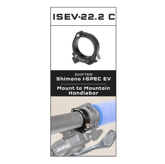 Bevestigingsadapter WOLF TOOTH ShiftMount ISII - 22 Shimano I-SPEC EV Shifter> Stuur 22,2 mm