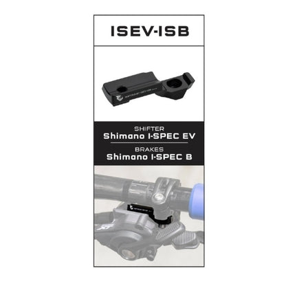 Tvirtinimo adapteris WOLF TOOTH ShiftMount ISEV-ISB Shimano I-SPEC EV Shifter> Stabdys Shimano I-SPEC B